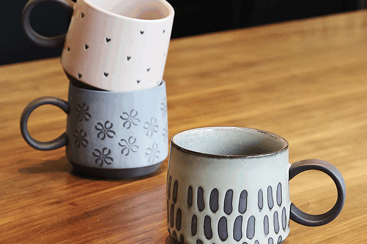 Nordic Retro Coarse Pottery Large Capacity Japanese Style Mug (3) large capacity Japanese style mug