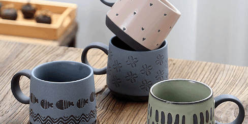 large capacity Japanese style mug