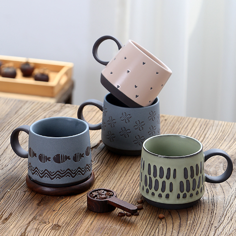 large capacity Japanese style mug