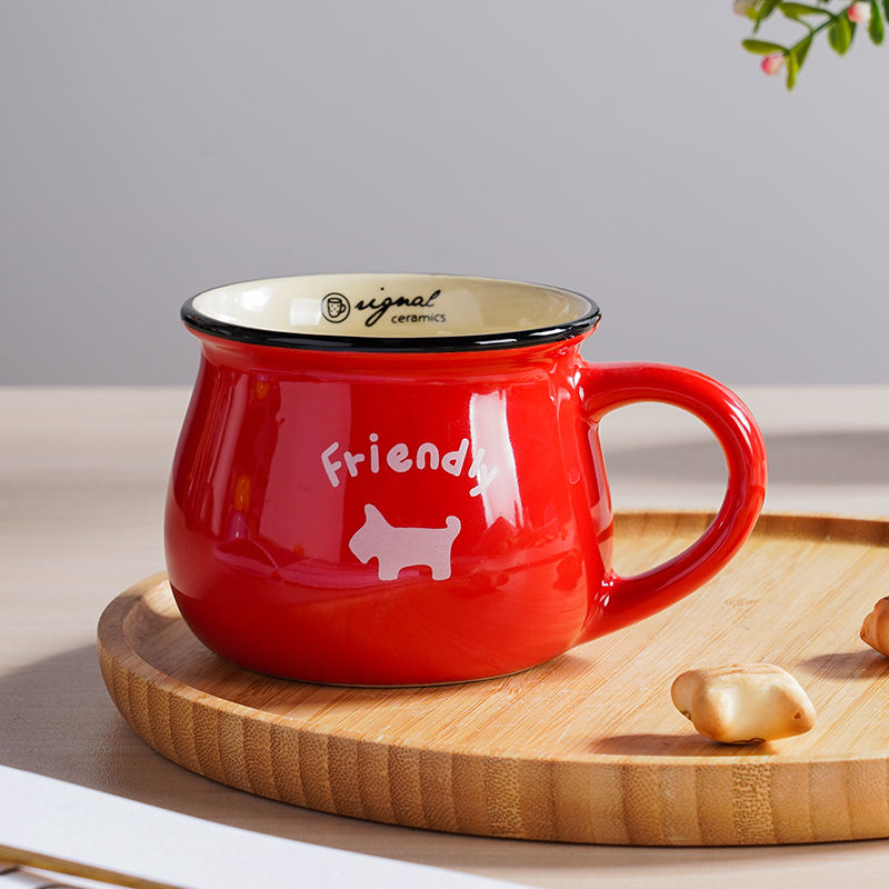 Stock 230ml stoneware coffee sublimation mug