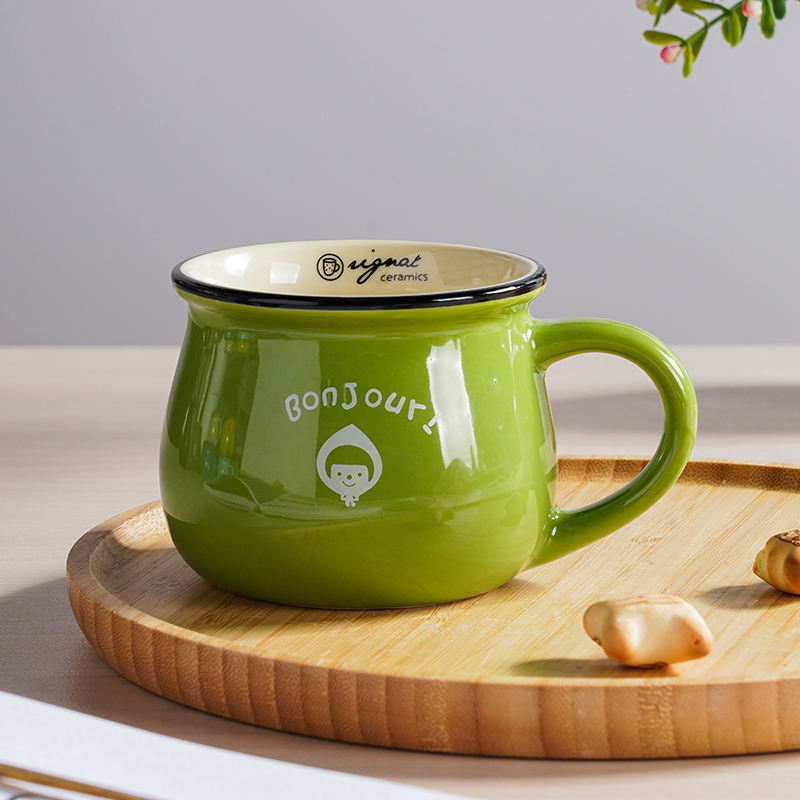 Stock 230ml stoneware coffee sublimation mug