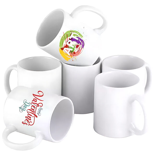 White Sublimation Blank Ceramic Mugs