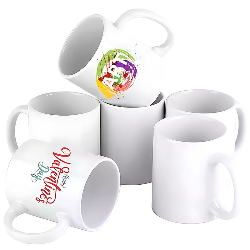 White Sublimation Blank Ceramic Mugs
