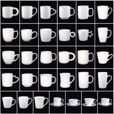 White Sublimation Blank Ceramic Mugs