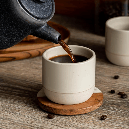 Arabic ceramic espresso cup set