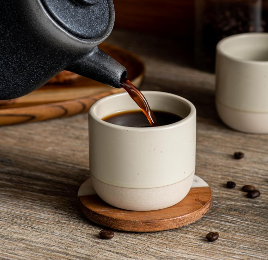 Arabic ceramic espresso cup set