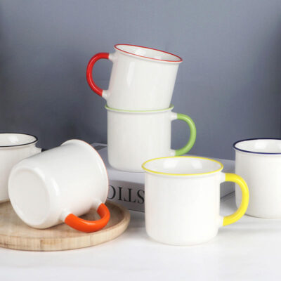 ceramic enamel mug for promotions