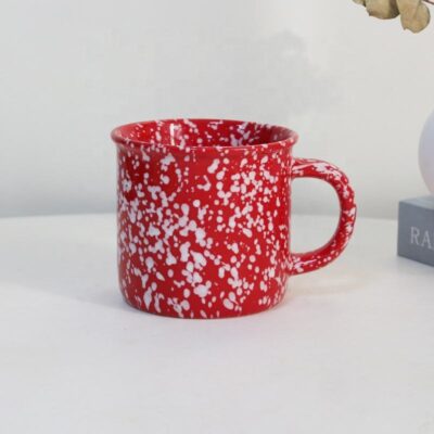 ceramic enamel coffee mug custom